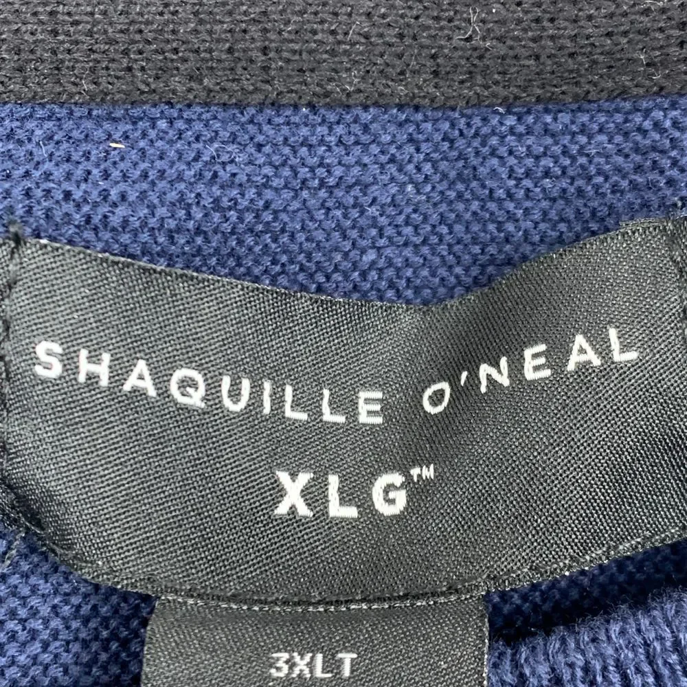 Shaquille O'Neal‎ Crew Neck lightweight Sweater Textured Knit Pullover 3XLT NEW